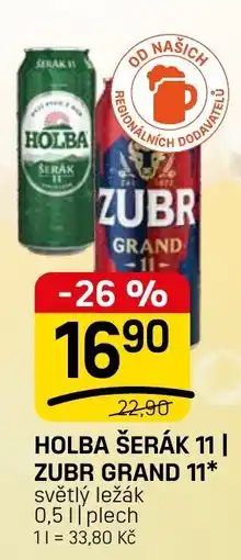 Flop Holba šerák 11 | zubr grand 11* nabídka