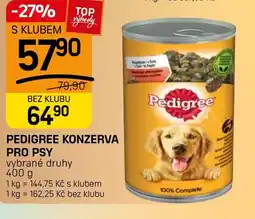 Flop Pedigree konzerva pro psy vybrané druhy nabídka