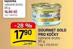 Flop Gourmet gold pro kočky nabídka
