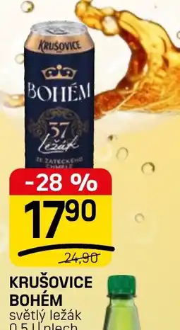 Flop Krušovice bohém světlý ležák nabídka