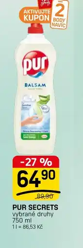 Flop Pur secrets vybrané druhy nabídka