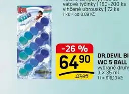 Flop Dr.devil wc 5 ball nabídka