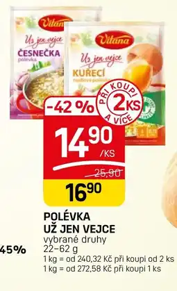 Flop Vitana polévka už jen vejce nabídka