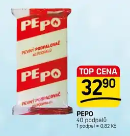 Flop Pepo pevný podpalovač nabídka