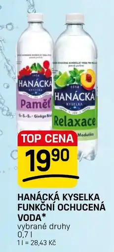Flop Hanácká kyselka funkční ochucená voda* nabídka