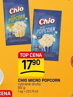 Flop Chio micro popcorn nabídka