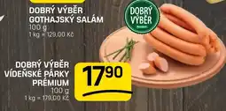 Flop Dobrý výběr vídeňské párky prémium nabídka