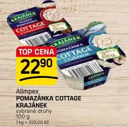 Flop Alimpex pomazánka cottage krajánek nabídka