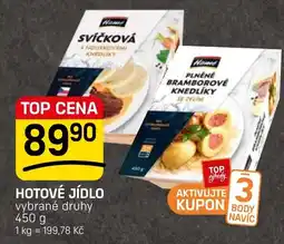 Flop Hame svíčková s houskovými knedlíky nabídka