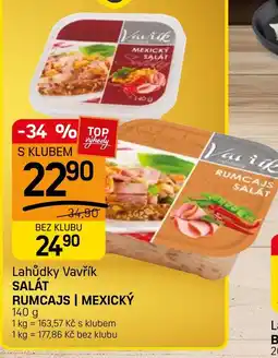 Flop Lahůdky Vavřík salát rumcajs | mexický nabídka