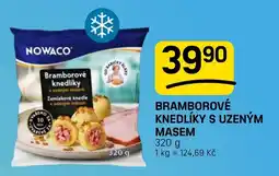Flop Nowaco bramborové knedlíky s uzeným masem nabídka