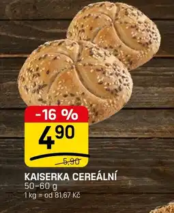 Flop Kaiserka cereální nabídka