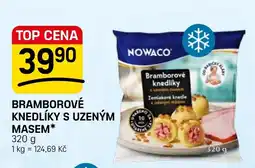 Flop Nowaco bramborové knedlíky s uzeným masem nabídka