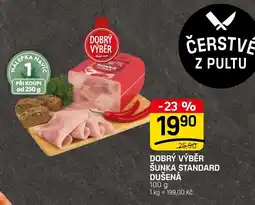 Flop Dobrý výběr šunka standard dušená nabídka