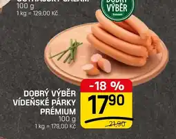 Flop Dobrý výběr vídeňské párky prémium nabídka