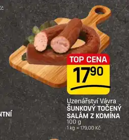 Flop Uzenarstvi Vavra šunkovy točený salám z komína nabídka