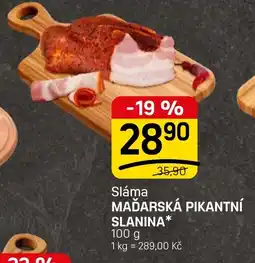 Flop Sláma maďarská pikantní slanina nabídka
