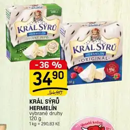 Flop Král sýrů hermelín nabídka