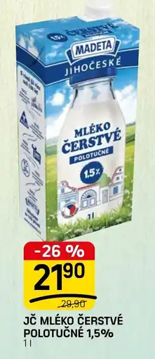 Flop Madeta mléko čerstvé polotučné nabídka