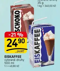 Flop Eiskaffee vybrané druhy nabídka