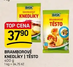 Flop Bask bramborové knedlíky | těsto nabídka