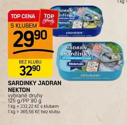 Flop Sardinky Jadran nabídka
