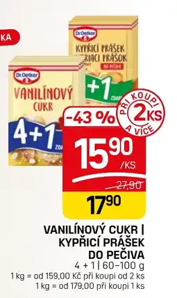 Flop Dr.Oetker vanilínový cukr | kypřicí prášek do pečiva nabídka