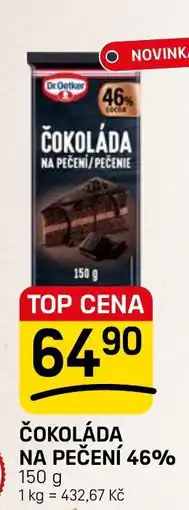 Flop Dr.Oetker čokoláda na pečení nabídka