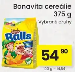 Kubík potraviny Bonavita cereálie nabídka