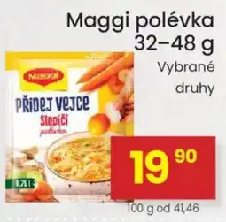 Kubík potraviny Maggi polévka nabídka