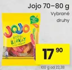 Kubík potraviny Jojo nabídka