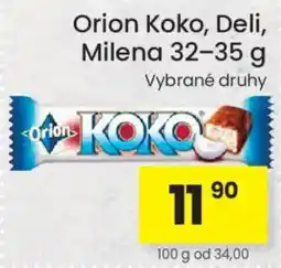 Kubík potraviny Orion Koko nabídka