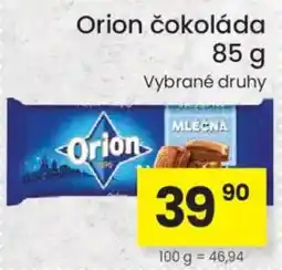 Kubík potraviny Orion čokoláda nabídka