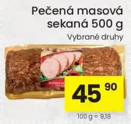 Kubík potraviny Pečená masová sekaná nabídka
