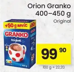 Kubík potraviny Orion Granko Original nabídka