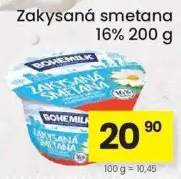 Kubík potraviny Bohemia zakysaná smetana nabídka