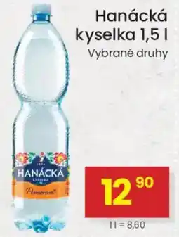 Kubík potraviny Hanácká kyselka nabídka
