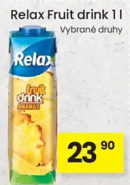 Kubík potraviny Relax fruit drink ananas nabídka