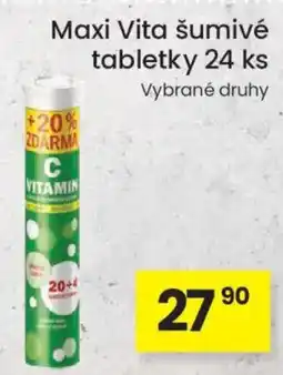 Kubík potraviny Maxi Vita šumivé tabletky nabídka