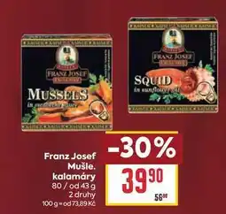 Billa Franz Josef Mušle, kalamáry 80/ od nabídka