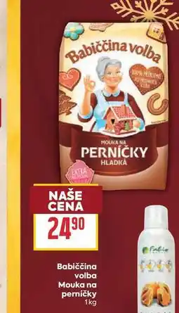 Billa Babiččina volba Mouka na perníčky nabídka