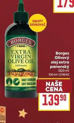 Billa Borges Olivový olej extra panenský nabídka