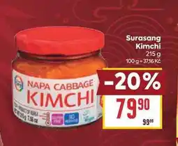 Billa Surasang Kimchi nabídka