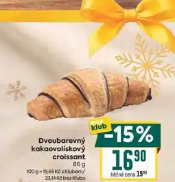 Billa Dvoubarevný kakaovolískový croissant nabídka