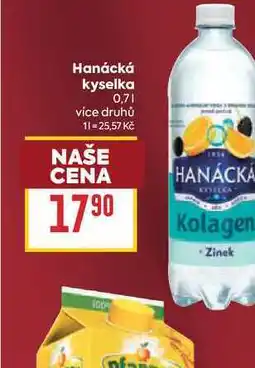 Billa Hanácká kyselka nabídka