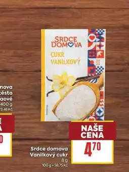 Billa Srdce domova Vanilkový cukr nabídka