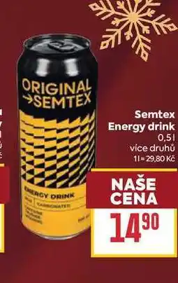 Billa Semtex Energy drink nabídka