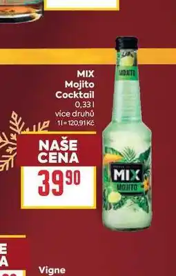 Billa MIX Mojito Cocktail nabídka
