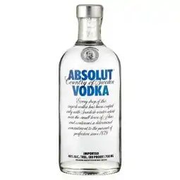 Billa Absolut Vodka 700ml nabídka