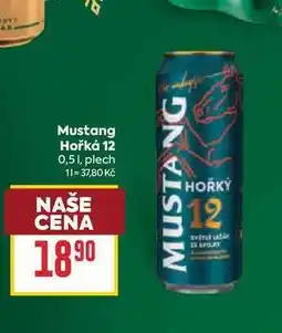 Billa Mustang Hořká 12 0,51, plech nabídka